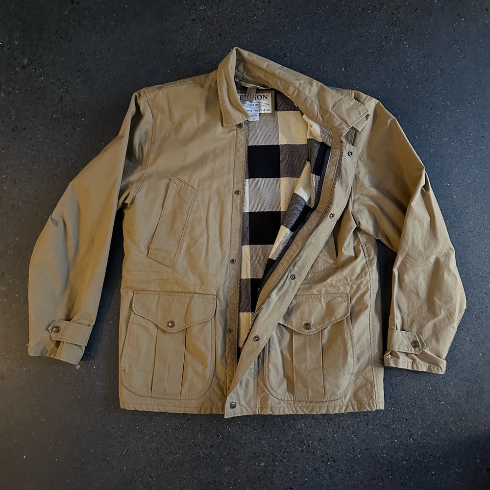 Brand New Filson Flannel Lined Cruiser Jacket - Size M